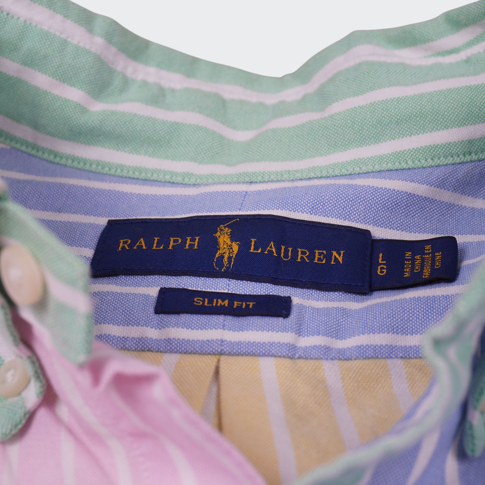 Ralph Lauren Blue Button-Down Shirt - L