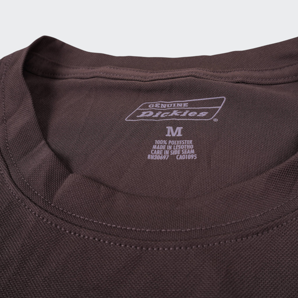 Dickies Brown Polyester Long Sleeve T-shirt - M
