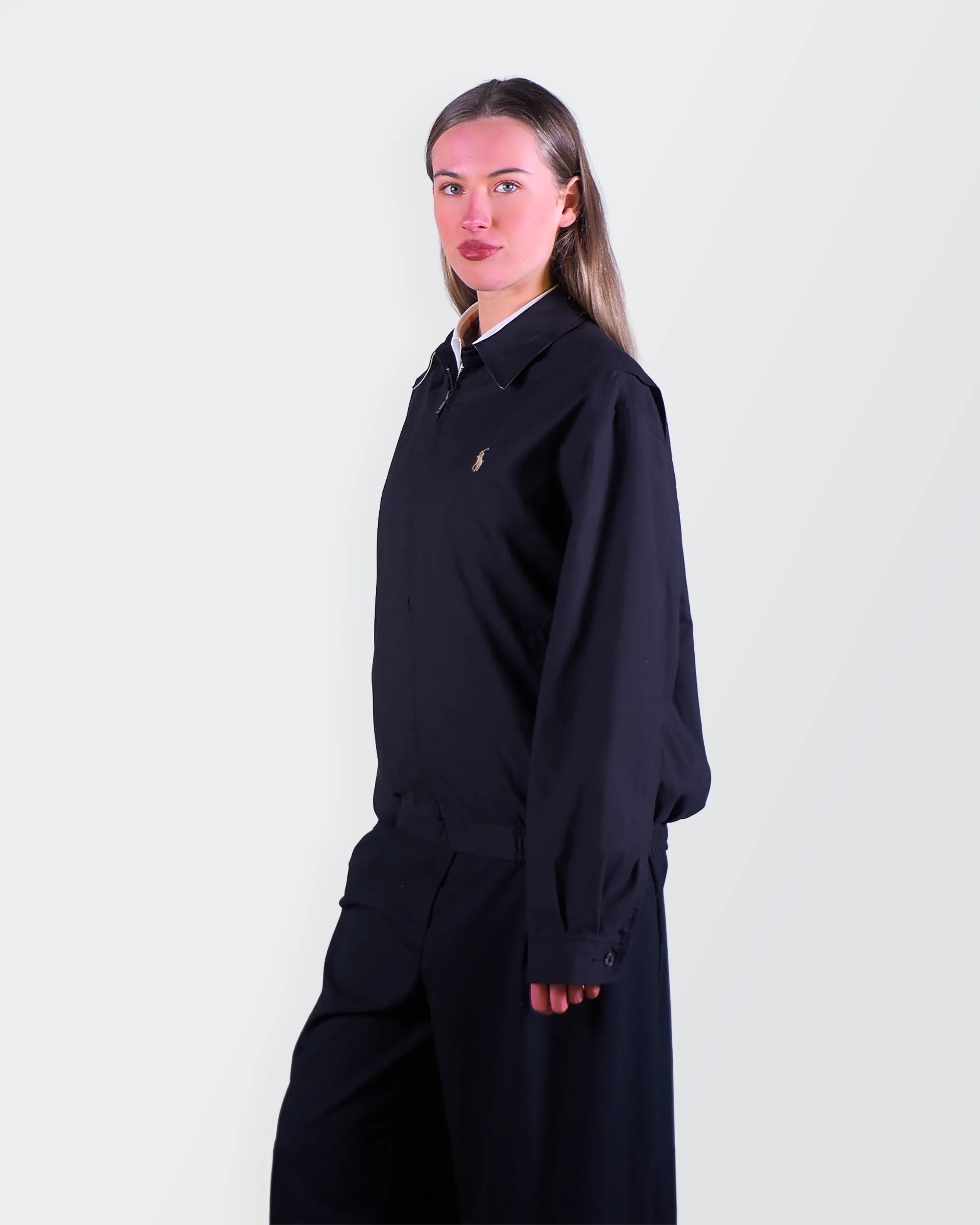 Polo Ralph Lauren Navy Harrington Jacket - M