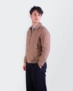 Burberry 2000's Beige Wool Bomber Jacket - S