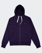 Ralph Lauren Navy Full-Zip Hoodie - XL