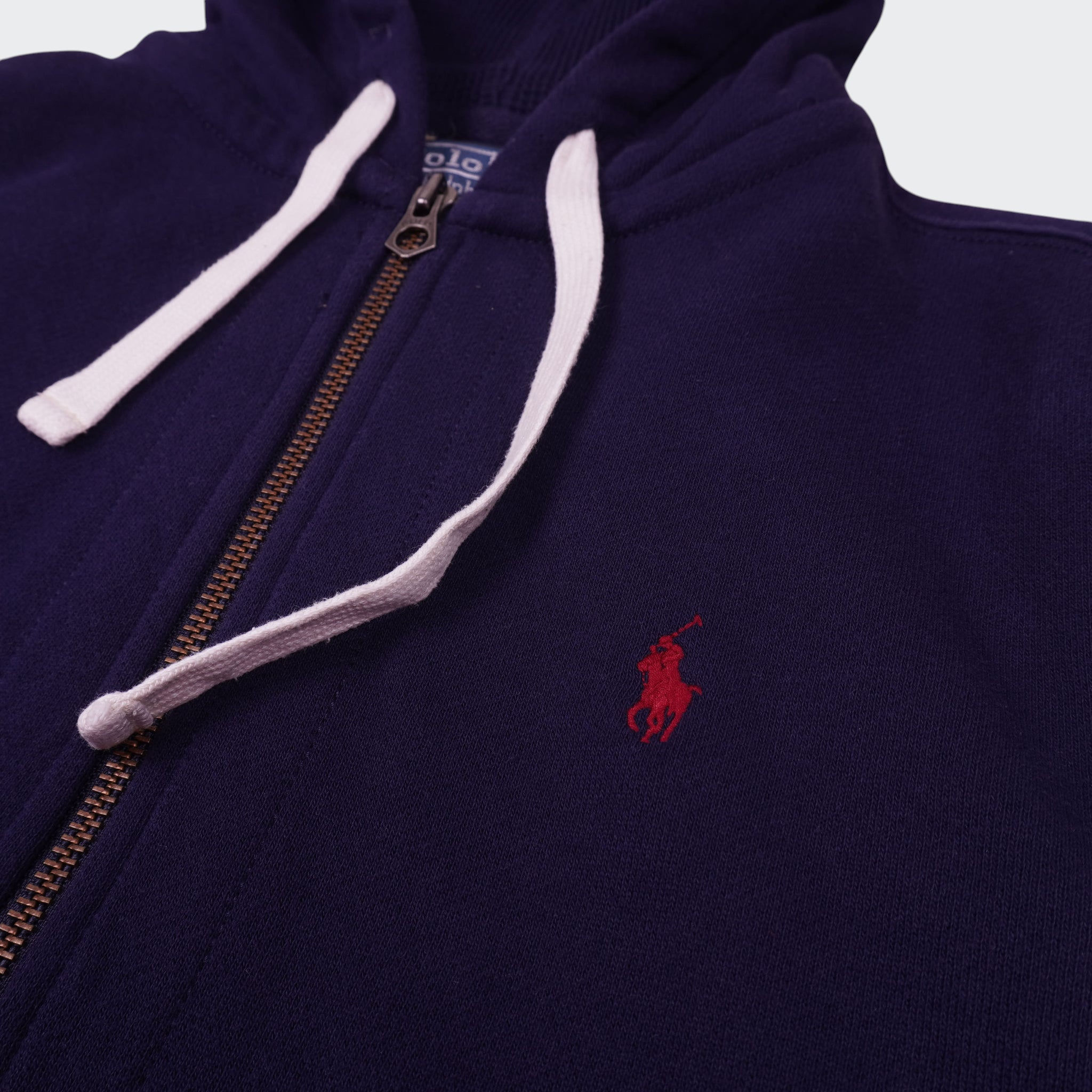 Ralph Lauren Navy Full-Zip Hoodie - XL