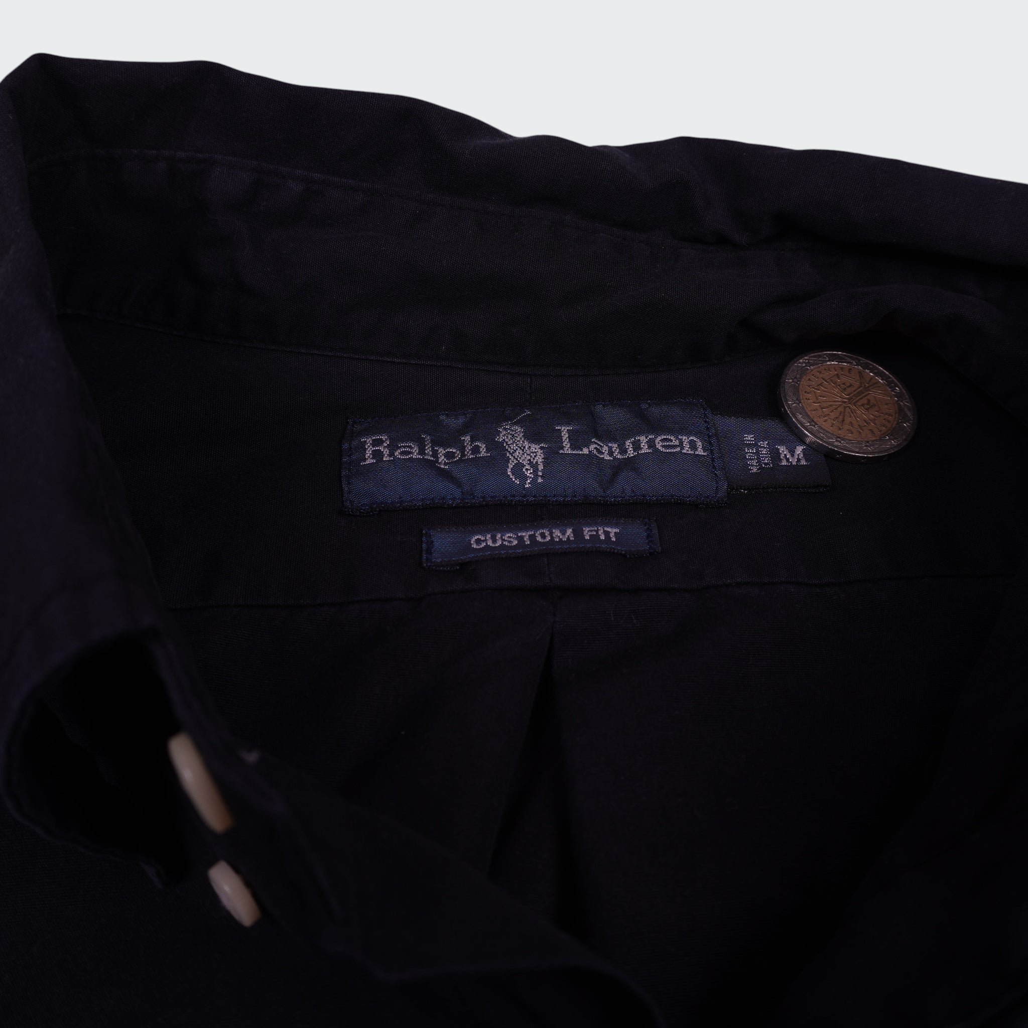 Ralph Lauren Black Button-Down Shirt - M
