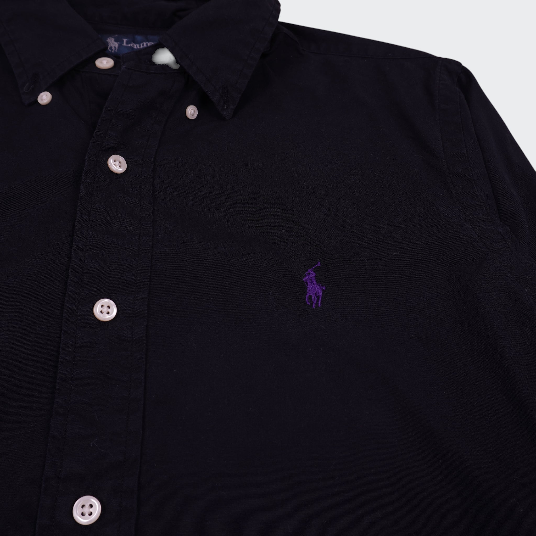Ralph Lauren Black Button-Down Shirt - M