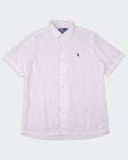Ralph Lauren White  Button-Up Shirt - M