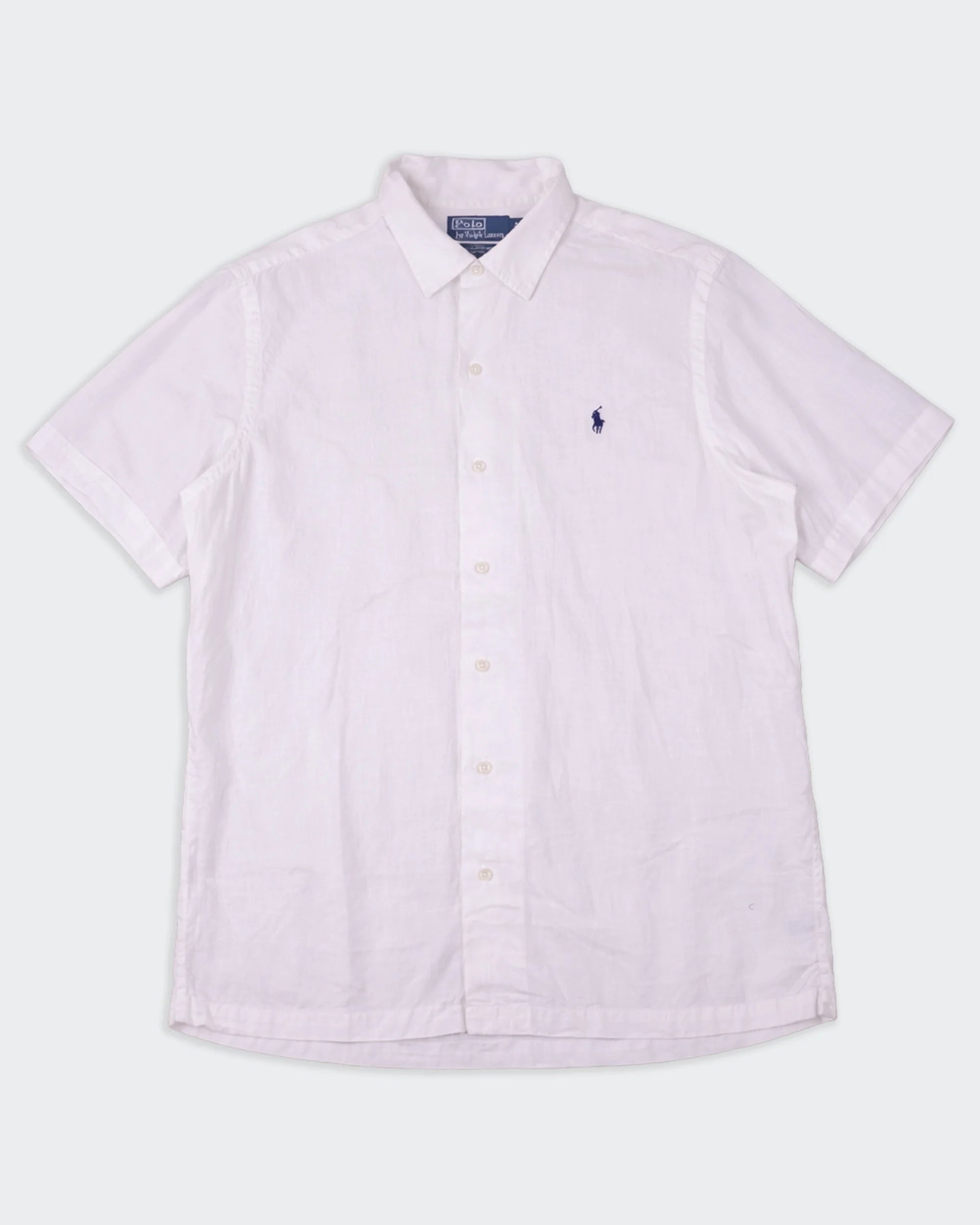 Ralph Lauren White  Button-Up Shirt - M