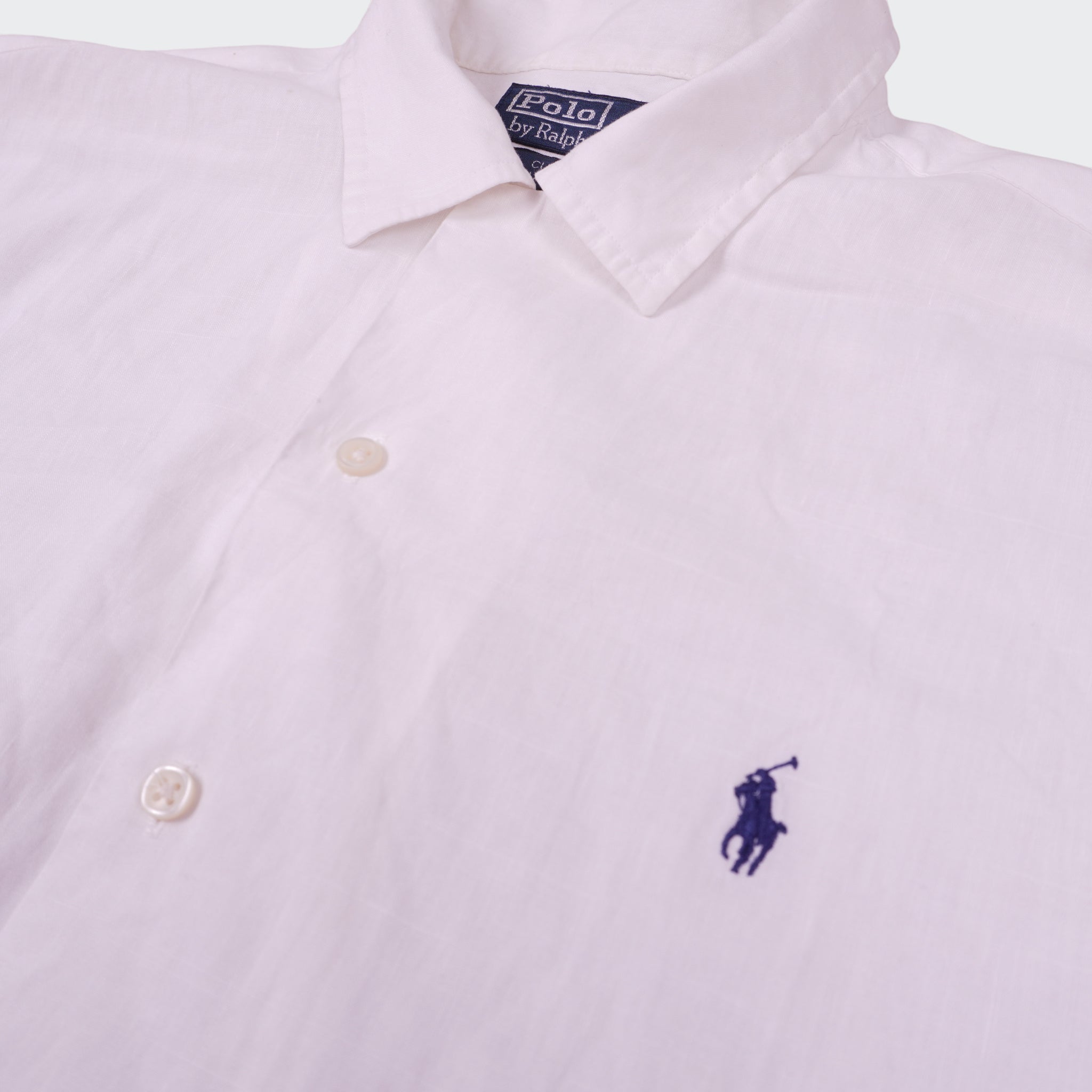 Ralph Lauren White  Button-Up Shirt - M