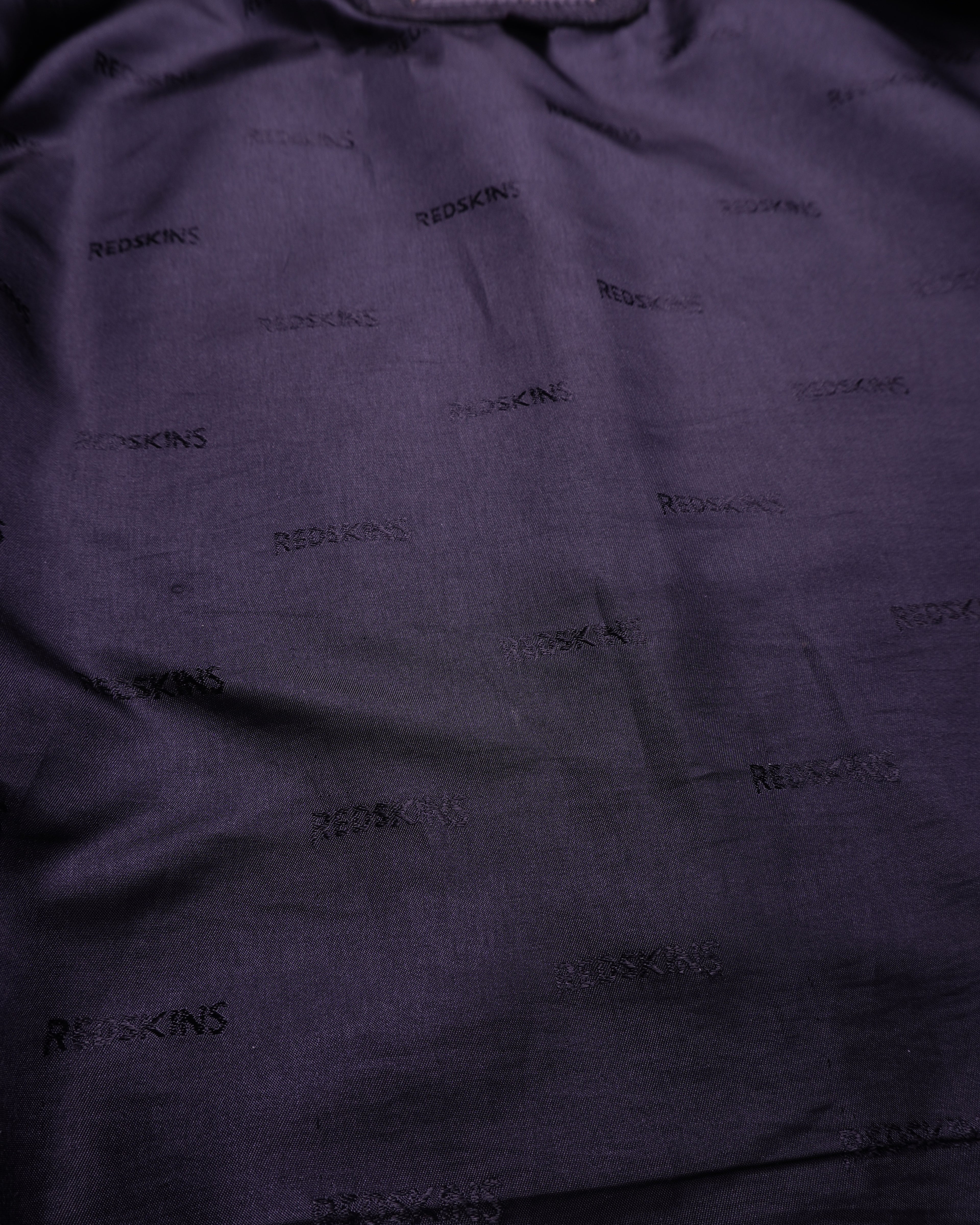 Redskins Black Leather Bomber Jacket - XL