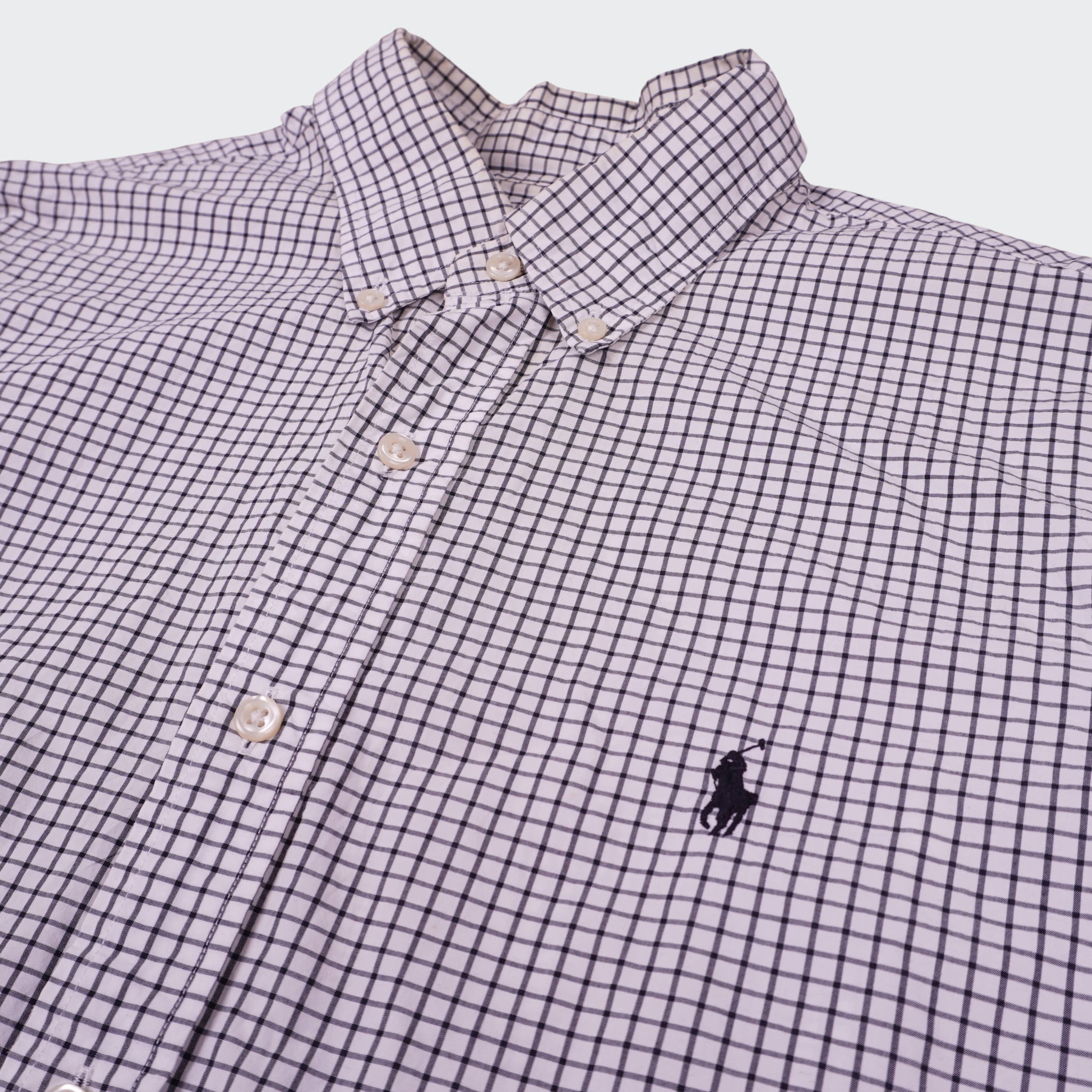 Ralph Lauren White Button-Down Shirt - L