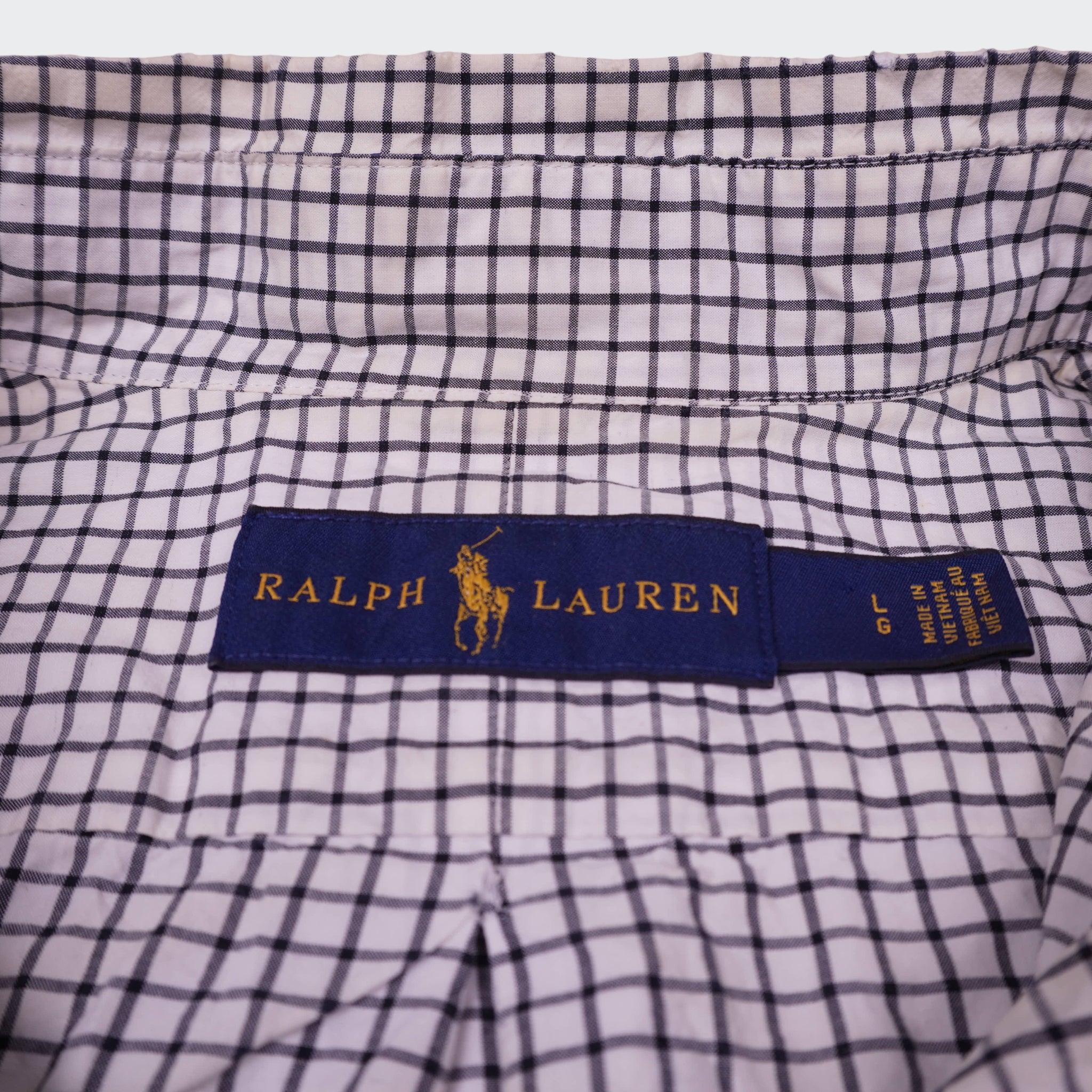 Ralph Lauren White Button-Down Shirt - L