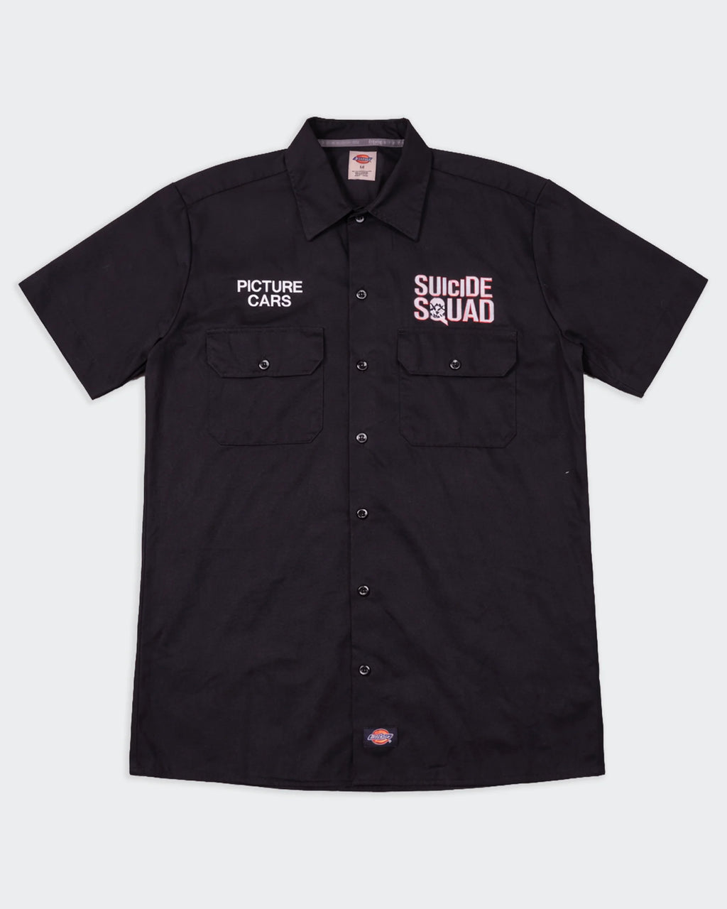 Dickies Black Cotton Button-up Shirt - M