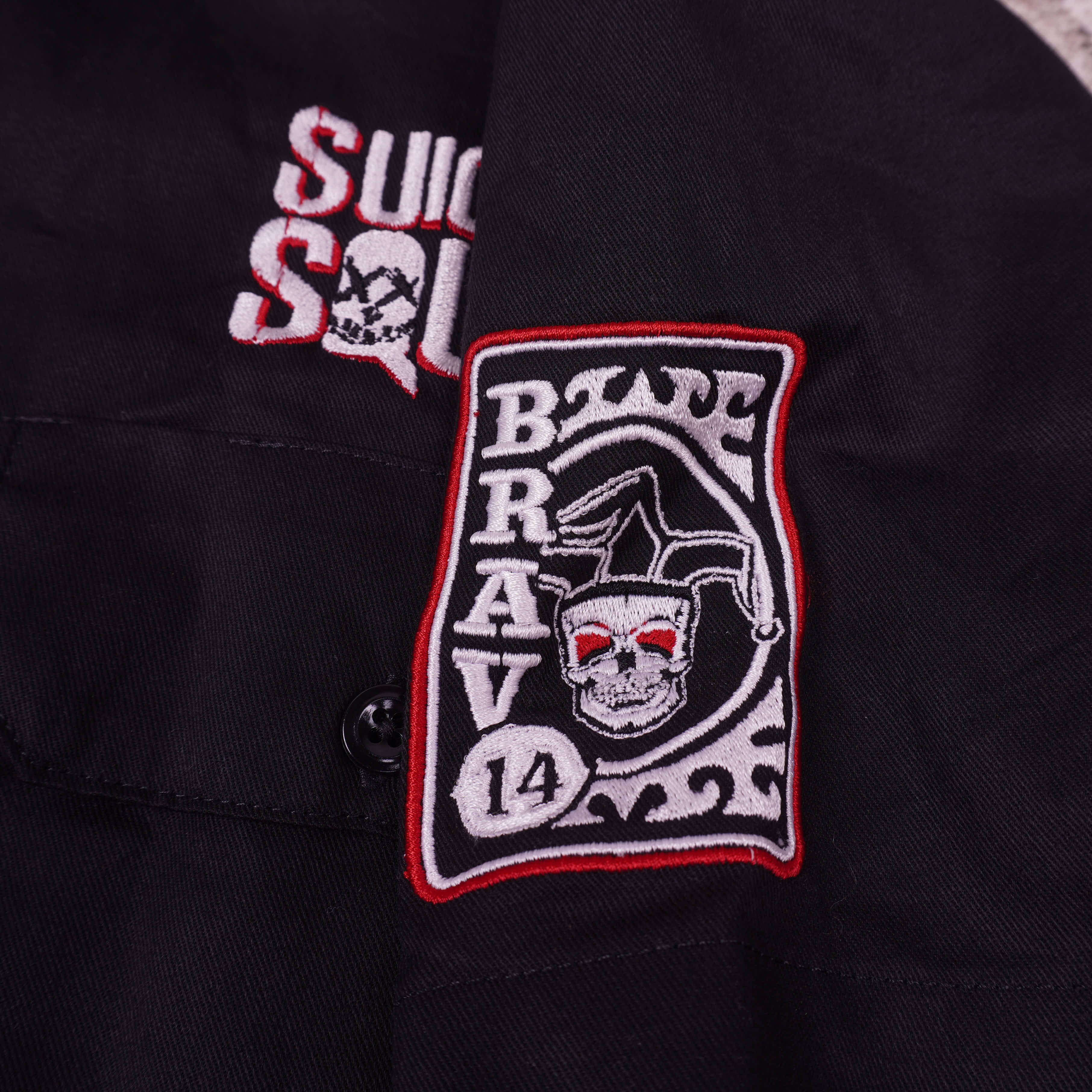 Dickies Black Cotton Button-up Shirt - M