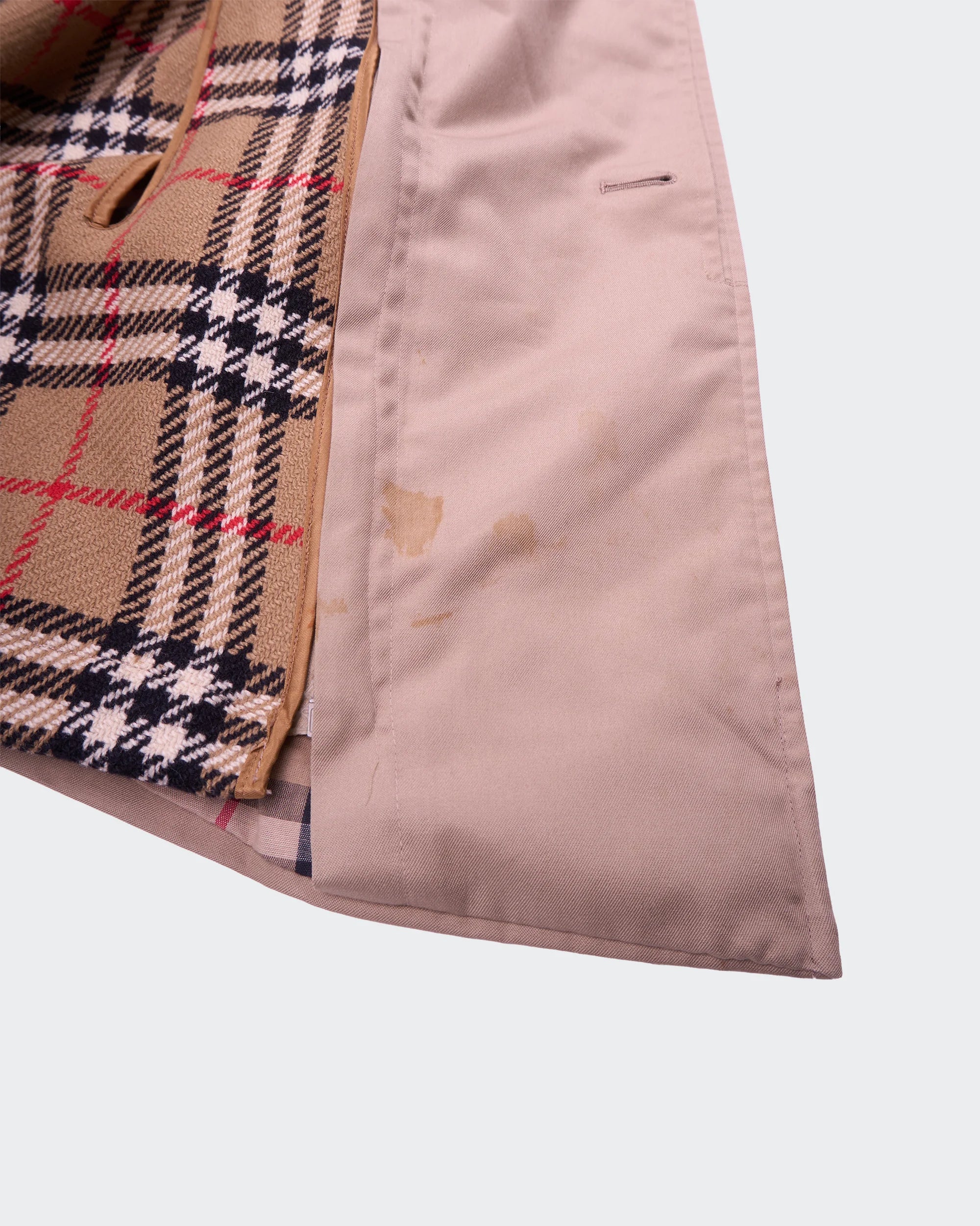 Burberry 1990's Beige  Car Coat - L