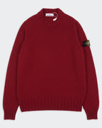 Stone Island Red Wool Crewneck Sweater - XL