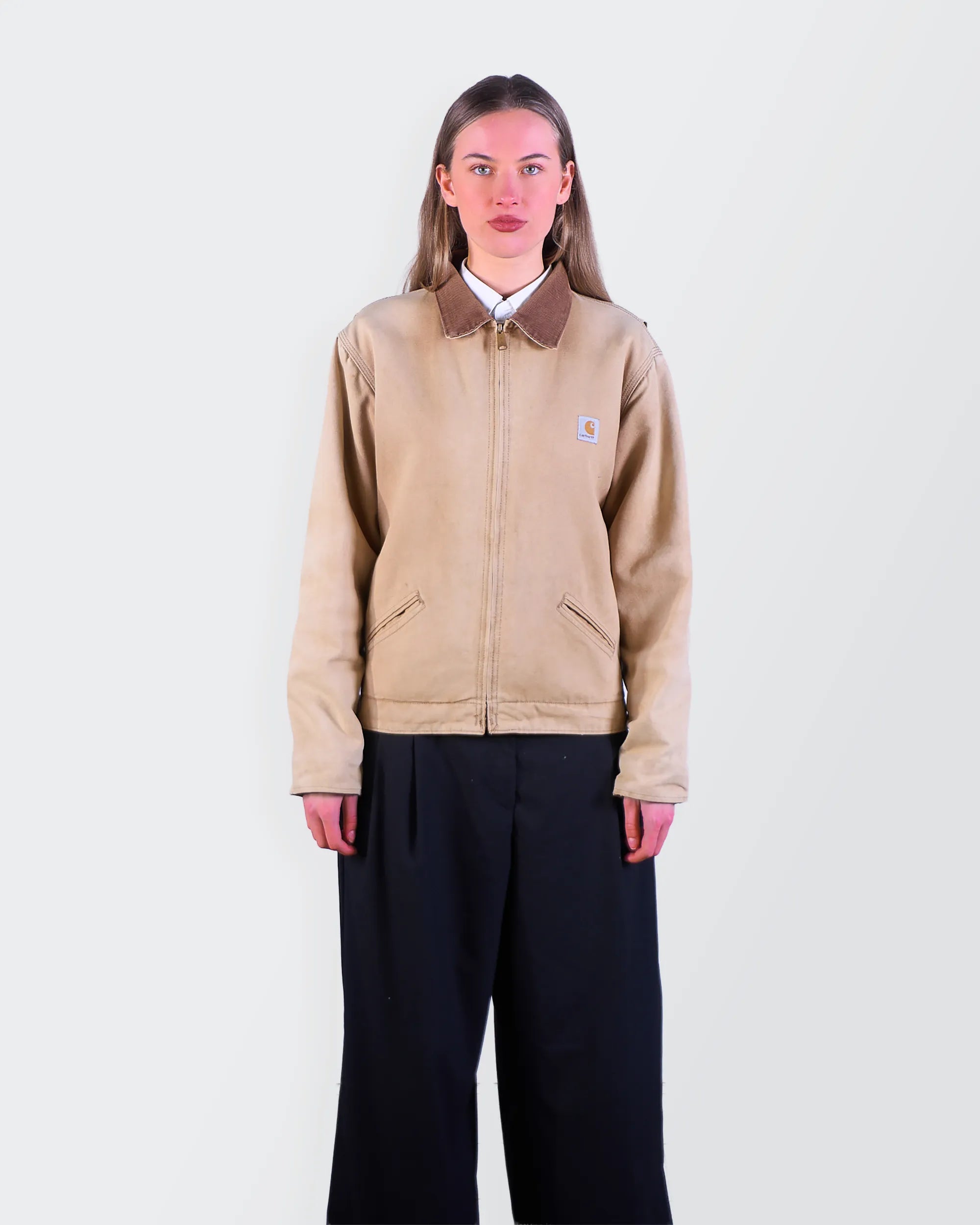 Carhartt Beige Canvas Jacket - S