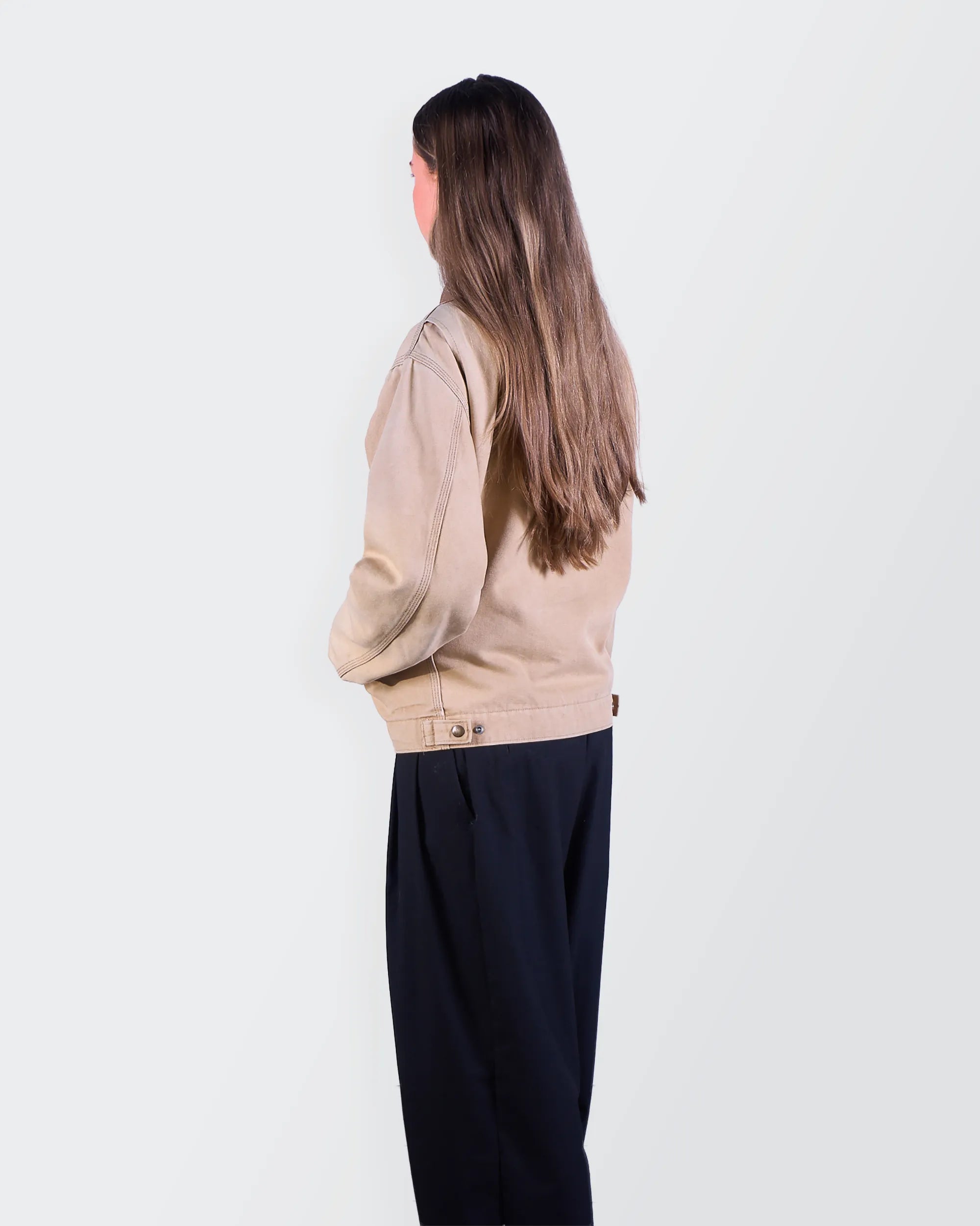 Carhartt Beige Canvas Jacket - S