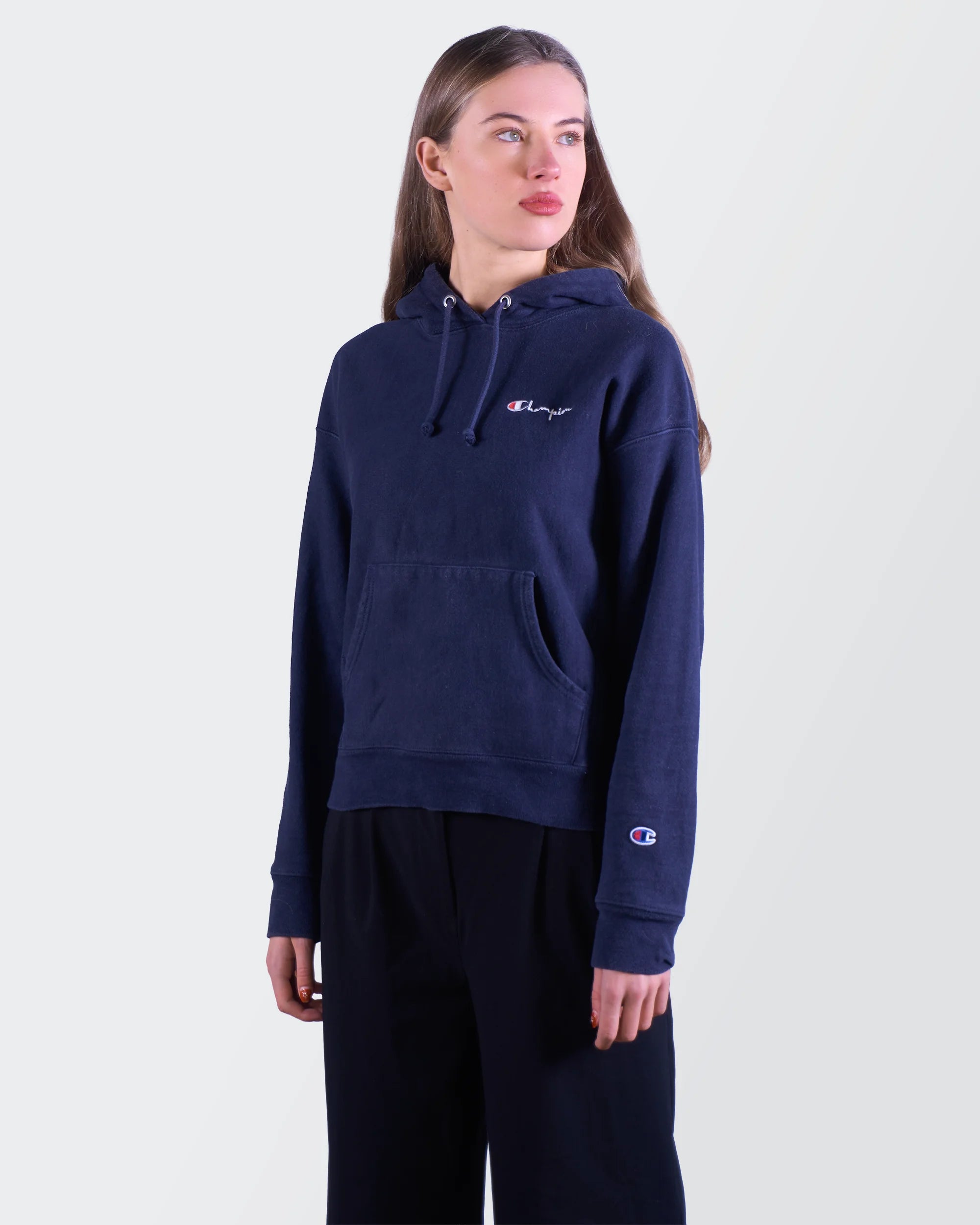 Champion Navy  Hoodie - S