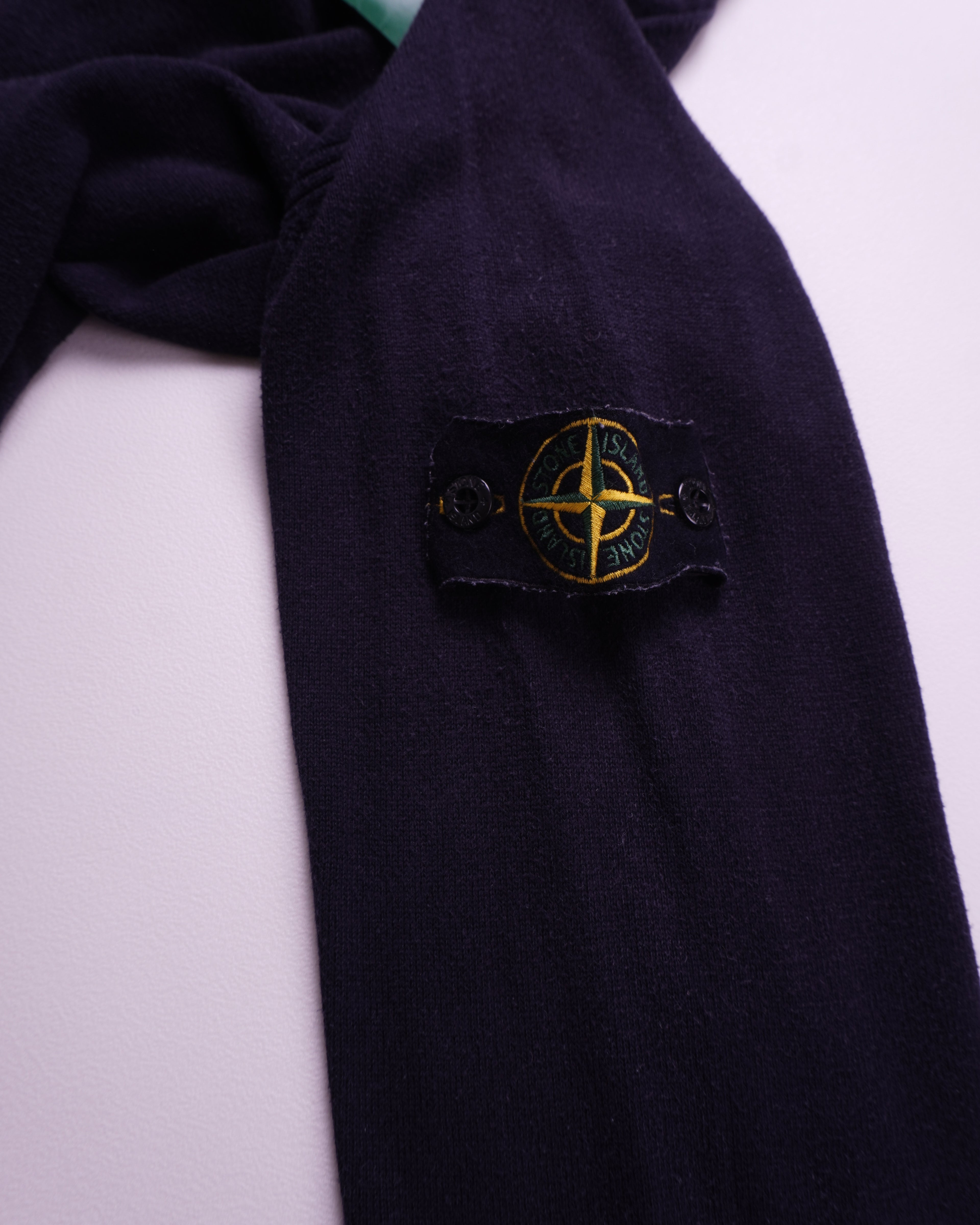 Stone Island Navy Crewneck Sweater - S