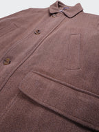 Burberry 1990's Brown Wool Car Coat - XL