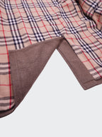 Burberry 1990's Brown Wool Car Coat - XL