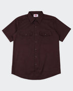 Dickies Brown Button-Up Shirt - L