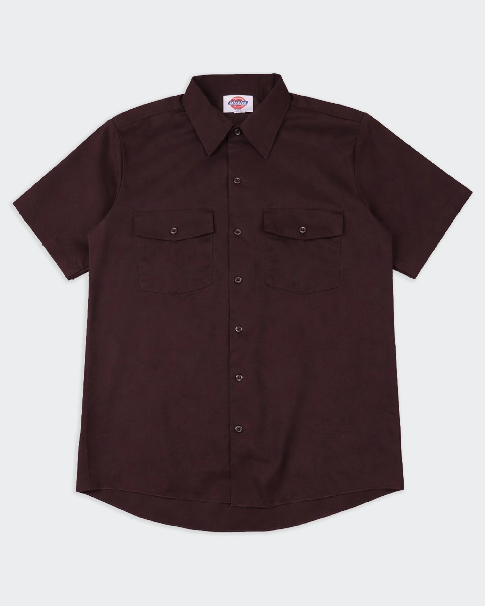 Dickies Brown Button-up Shirt - L