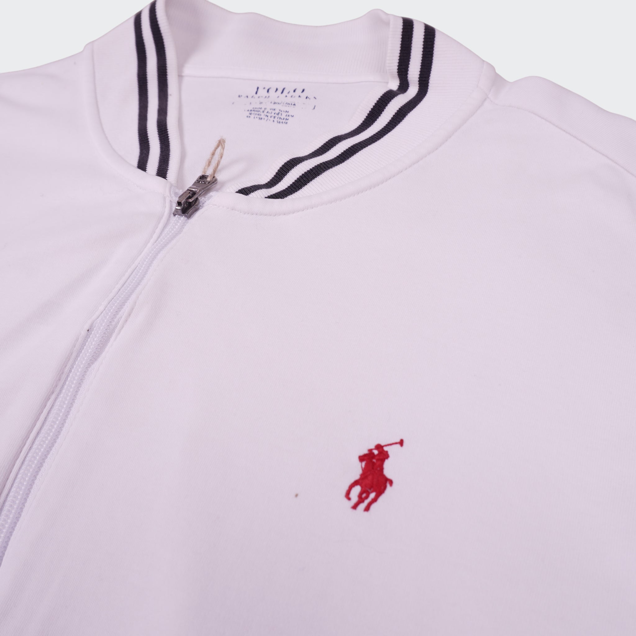 Ralph Lauren White  Track Jacket - L