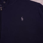 Ralph Lauren Navy Full-Zip Hoodie - XXL