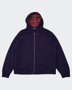 Ralph Lauren Navy  Full-Zip Hoodie - XXL