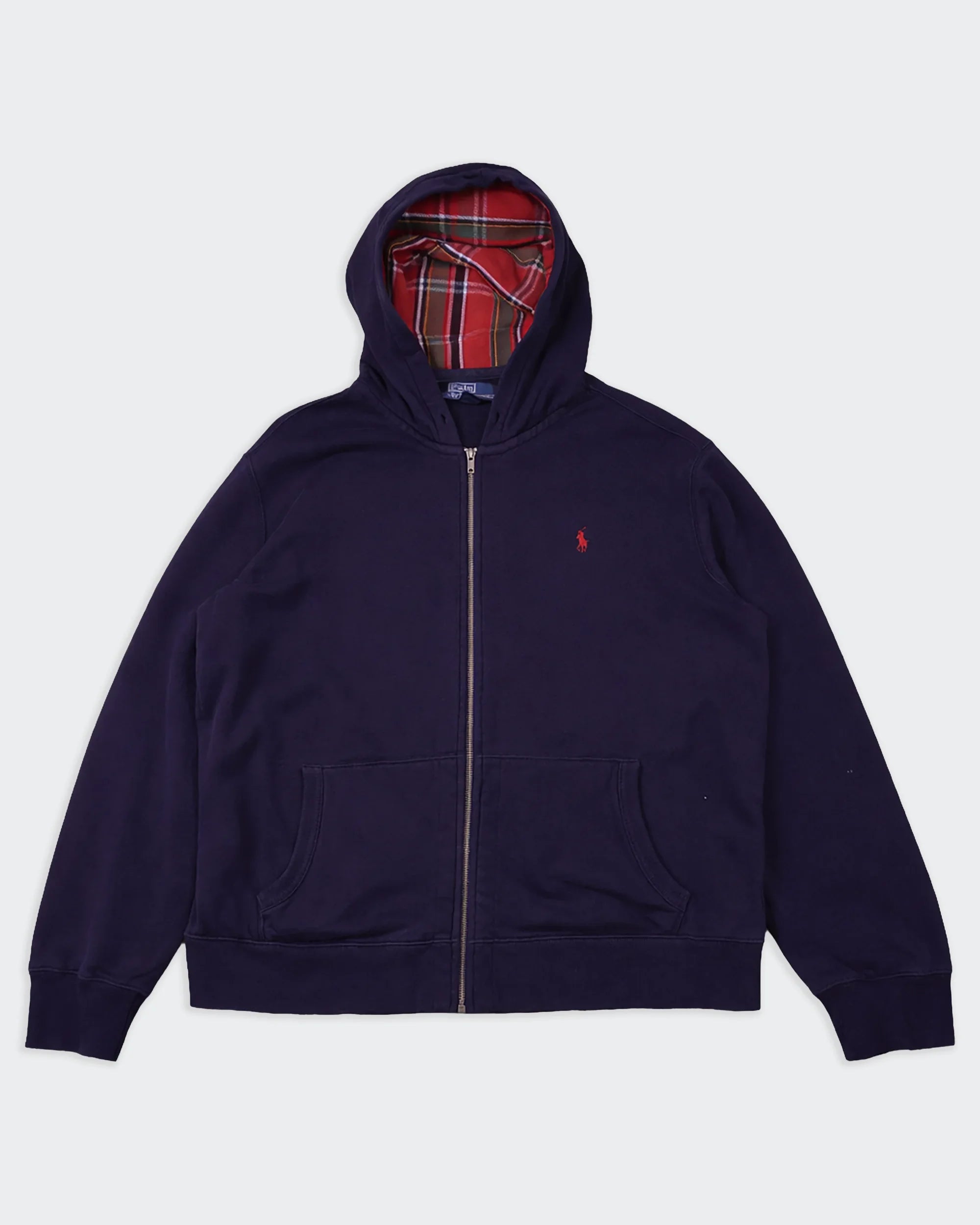 Ralph Lauren Navy  Full-Zip Hoodie - XXL