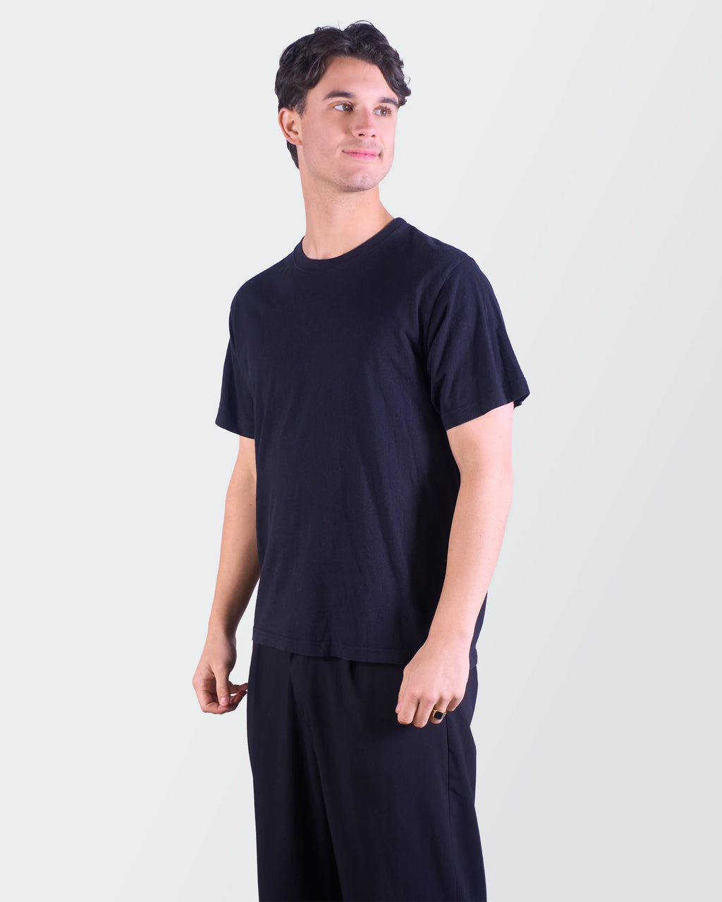 Dickies Black Cotton Plain T-shirt - S