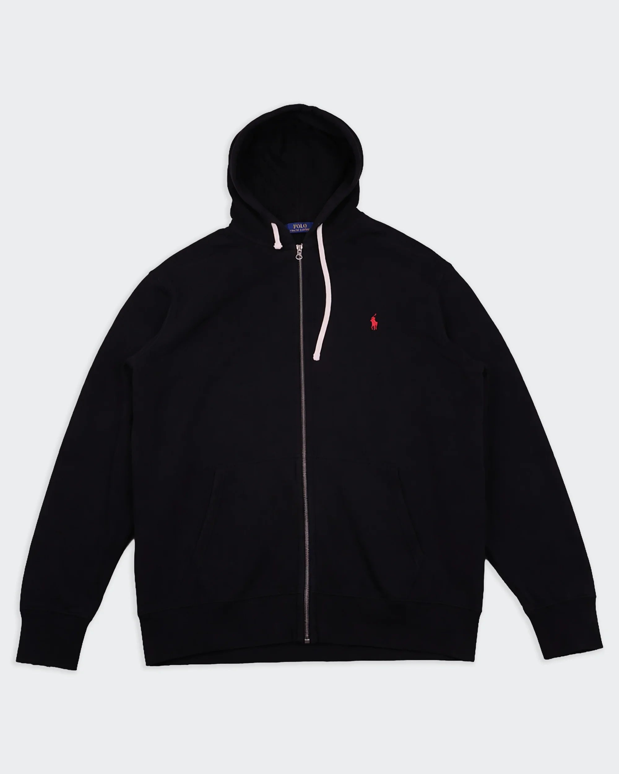 Ralph Lauren Black Full-Zip Hoodie - XXL