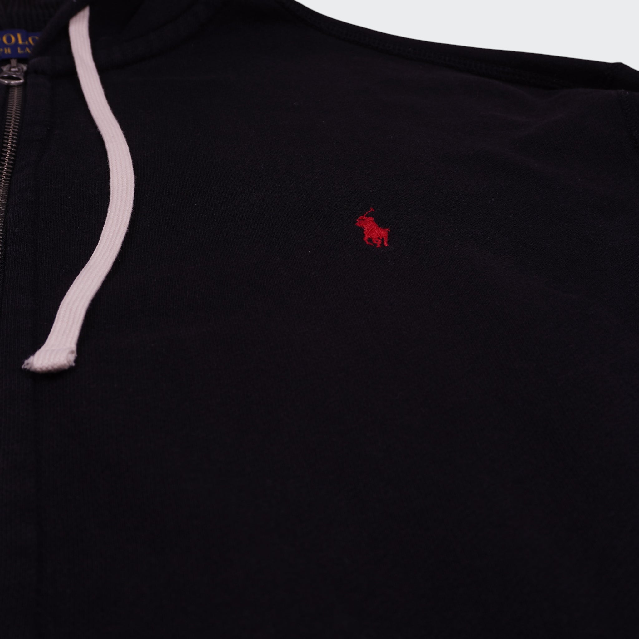 Ralph Lauren Black Full-Zip Hoodie - XXL