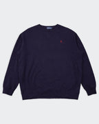 Ralph Lauren Navy Crewneck Sweater - XL