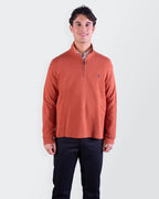 Ralph Lauren Orange  Quarter-zip Sweater - M