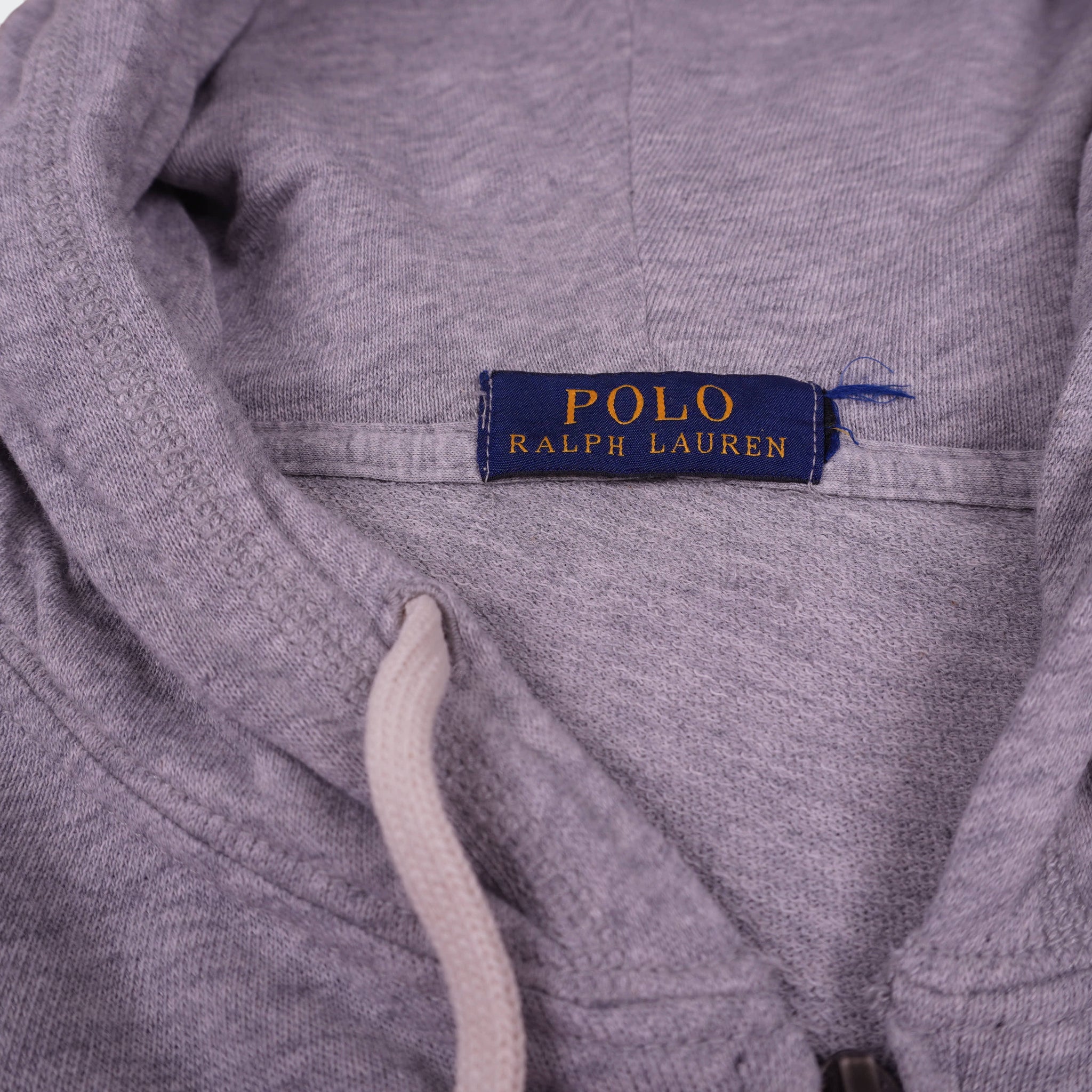 Ralph Lauren Grey Full-Zip Hoodie - XL