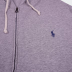 Ralph Lauren Grey Full-Zip Hoodie - XL