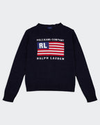 Ralph Lauren Navy Crewneck Sweater - XL