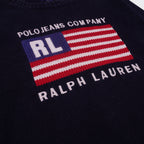 Ralph Lauren Navy Crewneck Sweater - XL