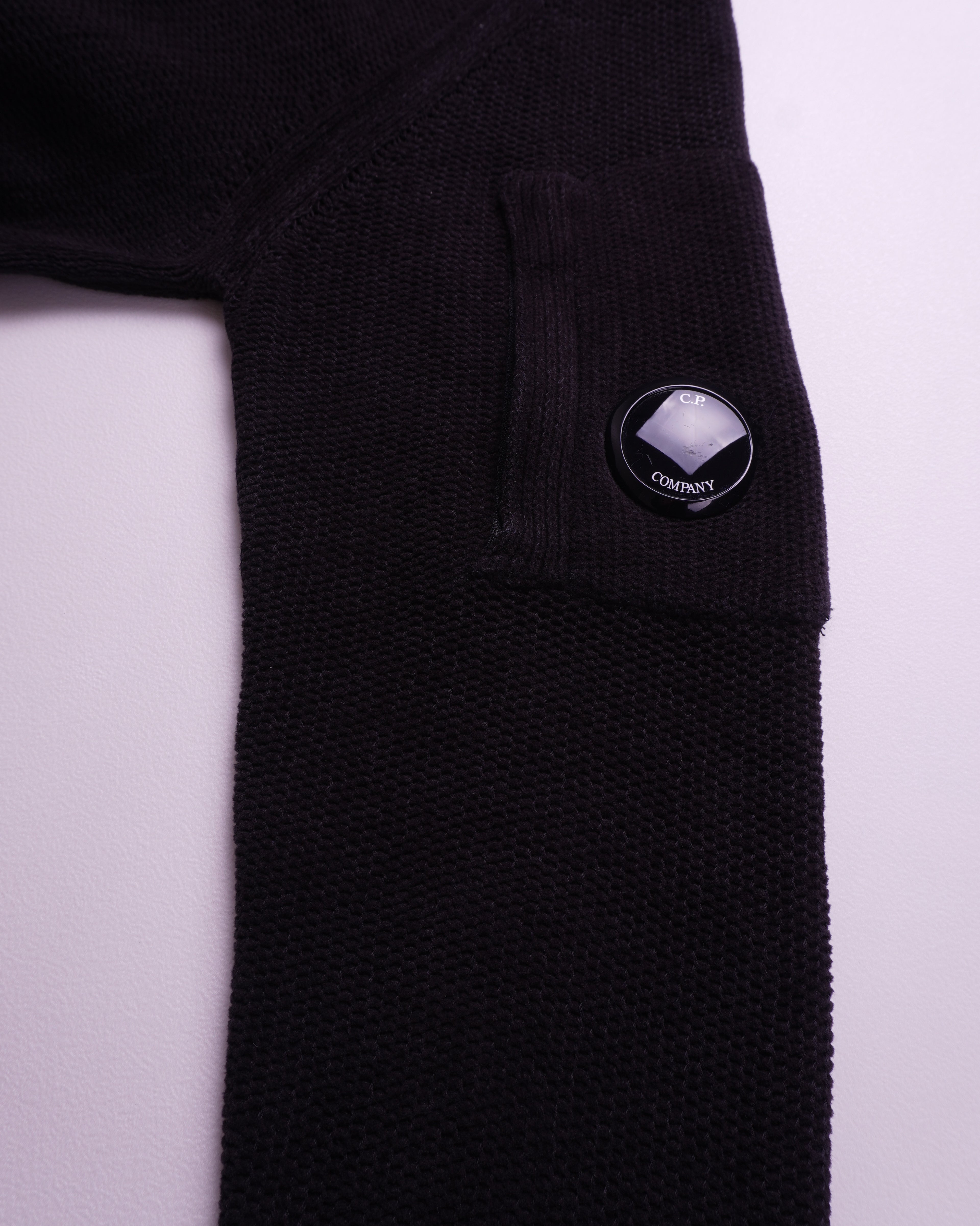 C.P. Company Black Crewneck Sweater - XL