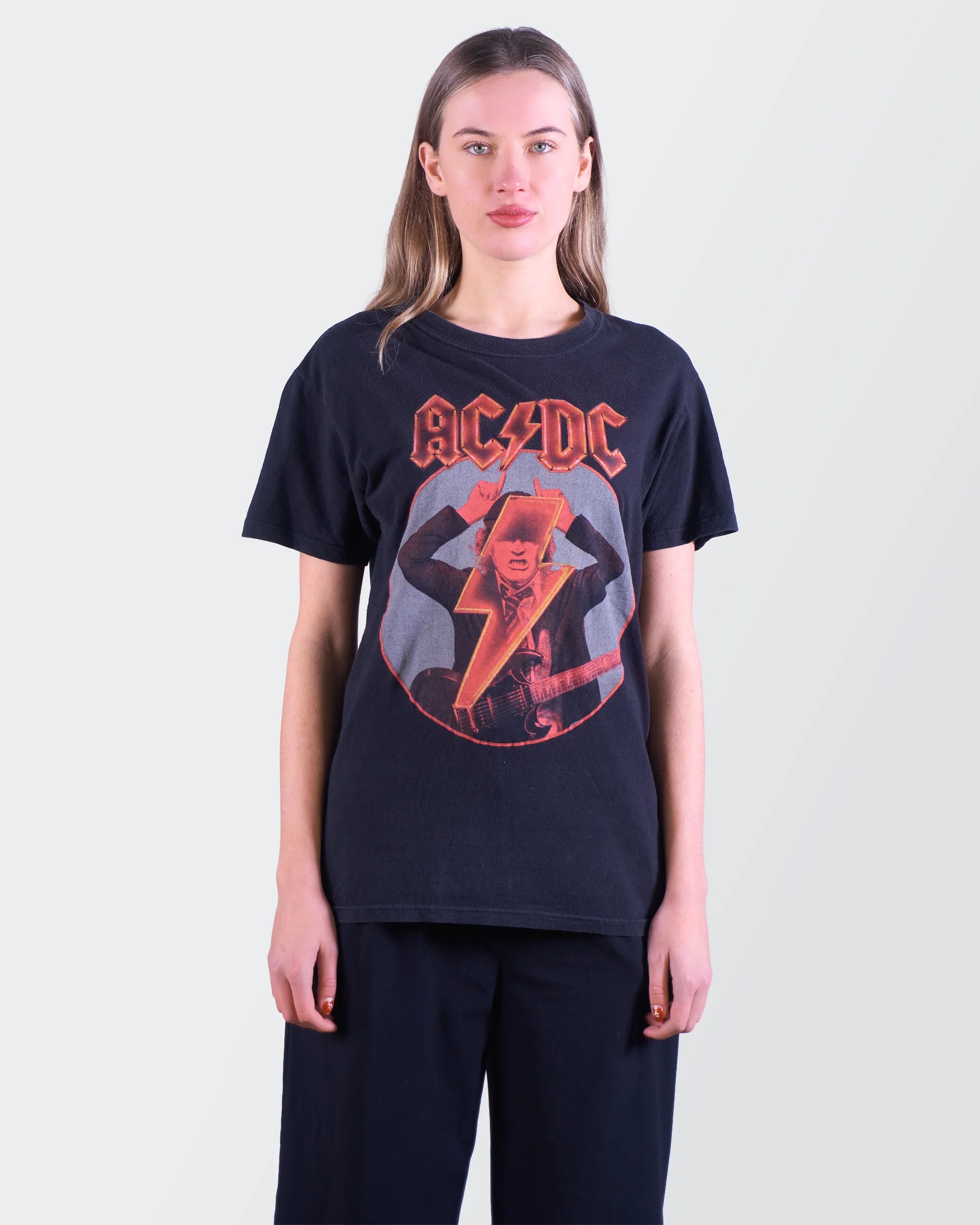 ACDC Black  Graphic T-shirt - S
