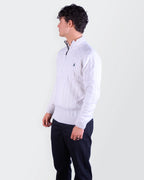 Ralph Lauren White  Quarter-zip Sweater - M