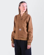 Carhartt Brown Canvas,  Bomber Jacket - M
