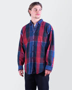 Chaps Blue Button-Up Shirt - M