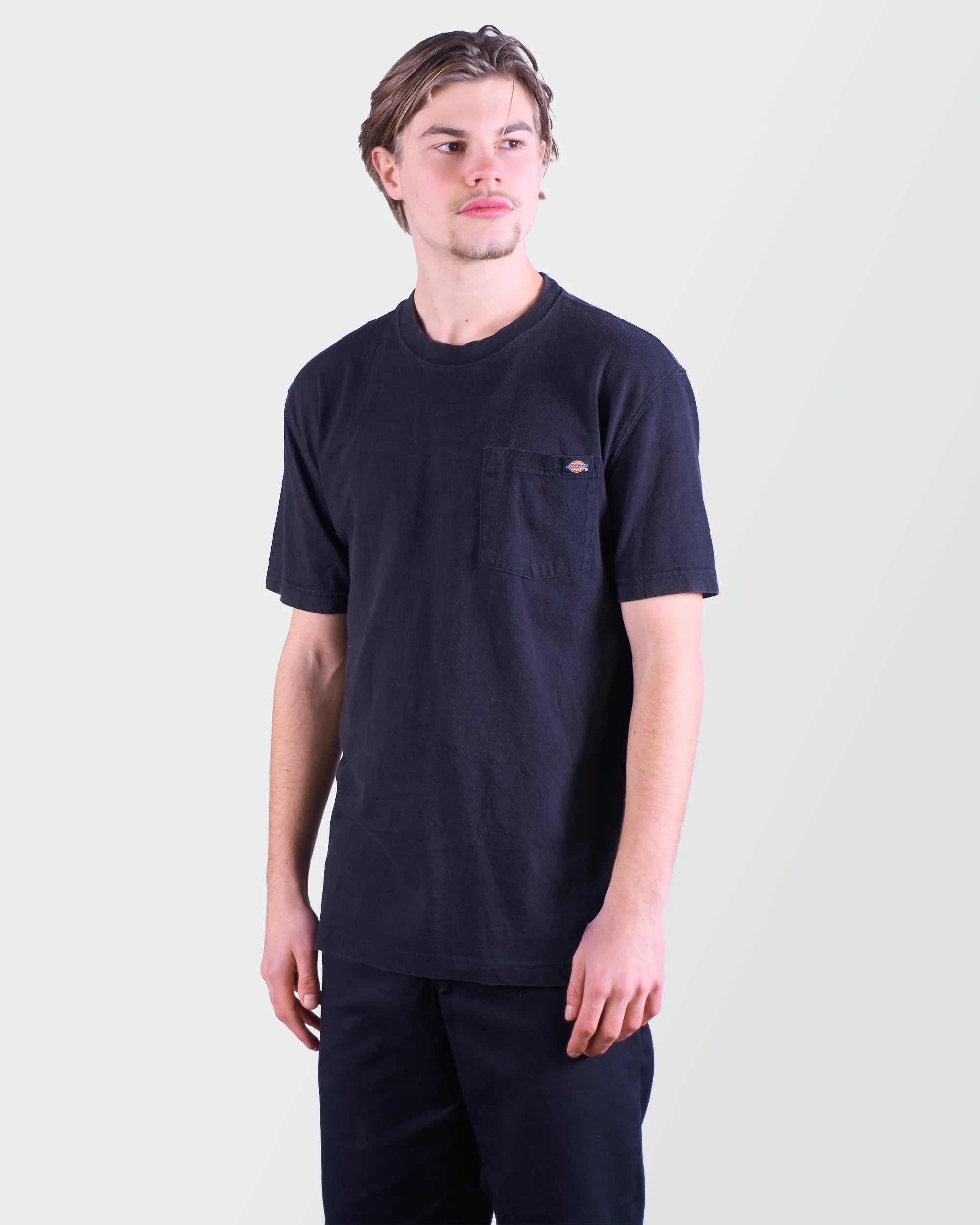 Dickies Black Cotton Pocket T-shirt - M