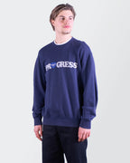 Carhartt Wip Navy Crewneck Sweater - M