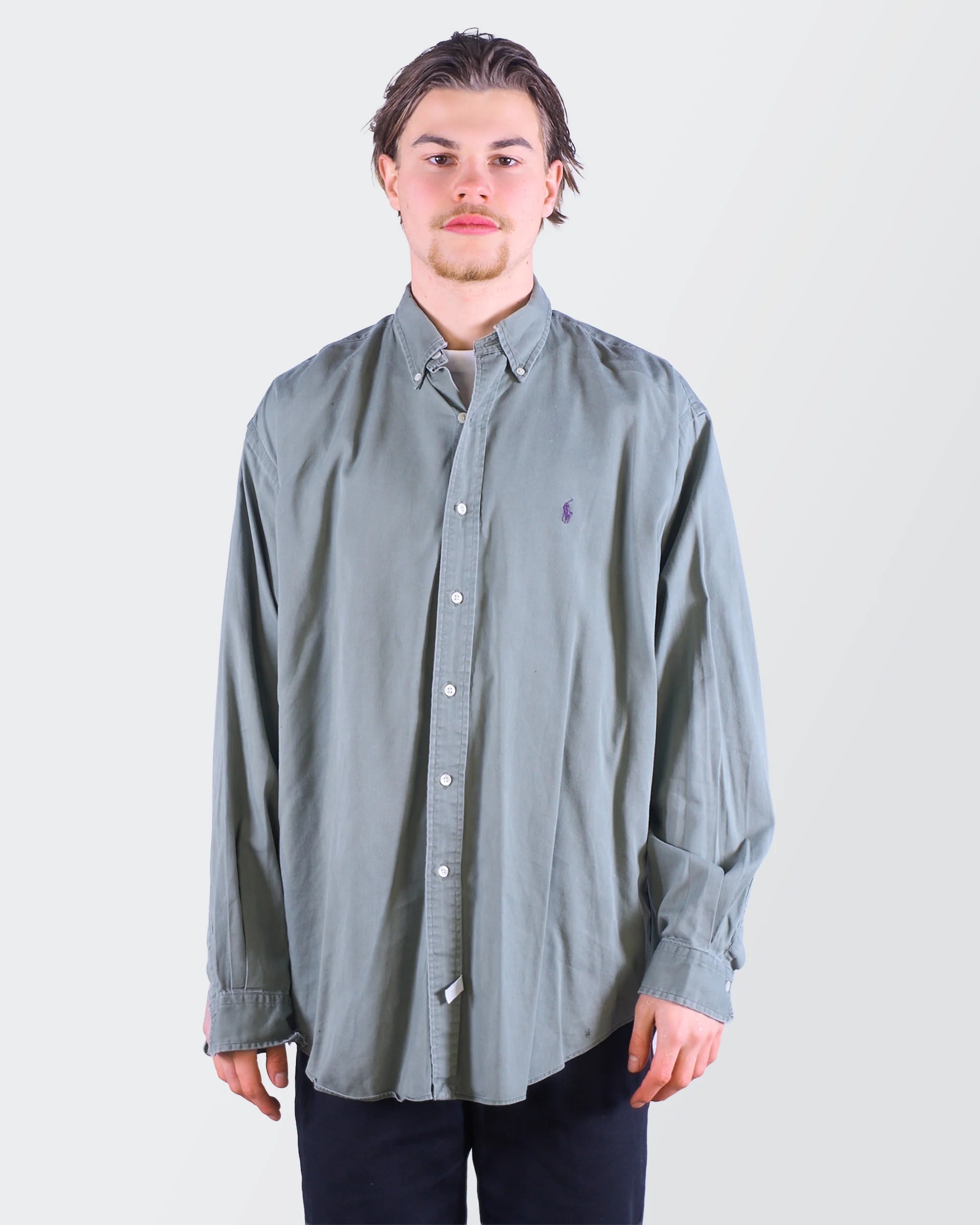Ralph Lauren Green  Button-Down Shirt - L