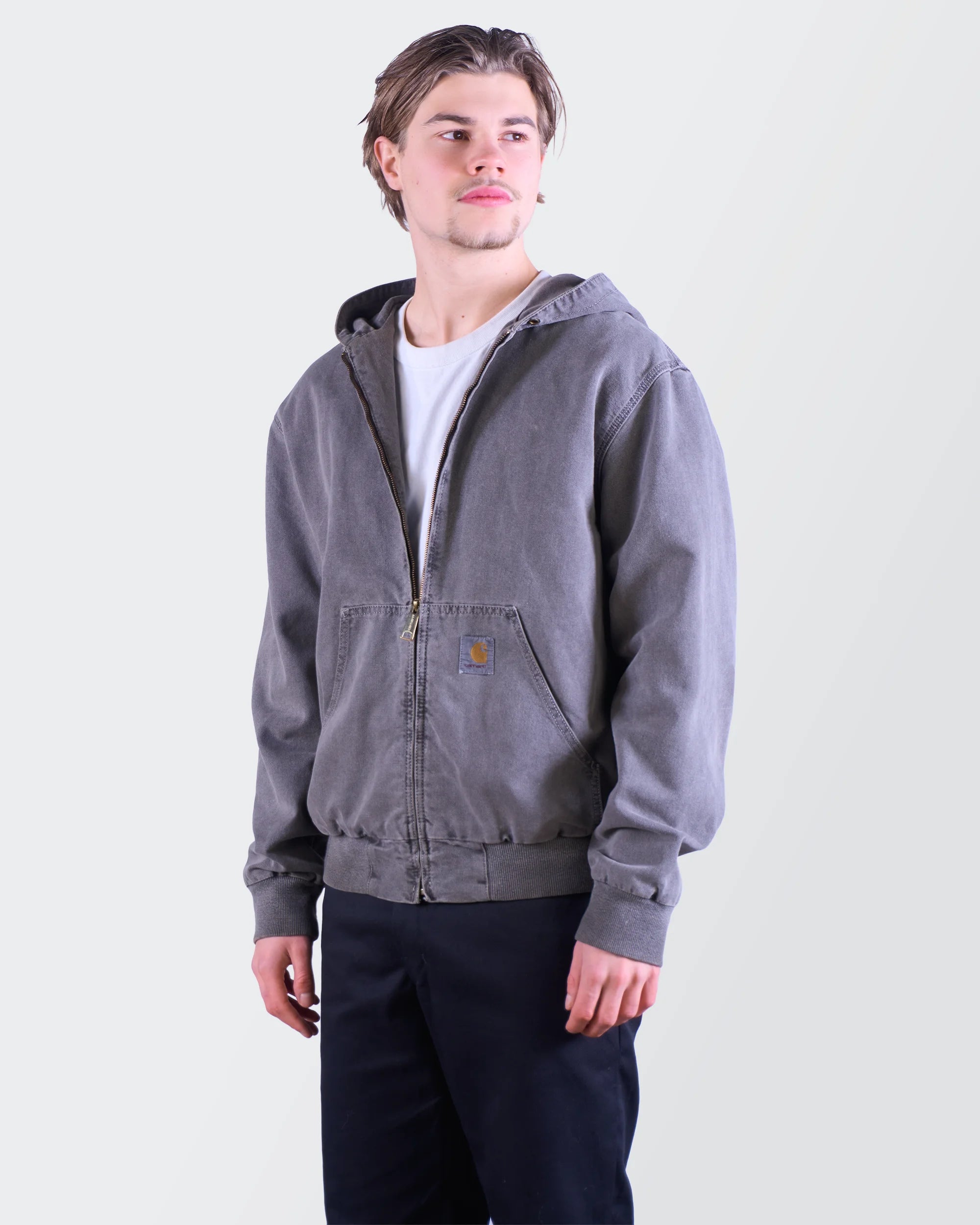 Carhartt Grey Canvas Jacket - M