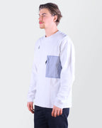 Nike ACG White Cotton Long Sleeve T-shirt - L