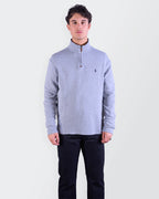 Ralph Lauren Grey  Quarter-zip Sweater - M